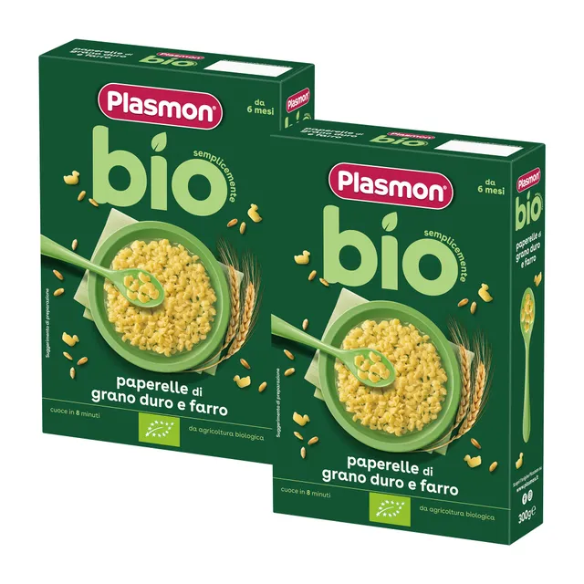 plasmon-bio-pastina-paperelle-p-tes-b-b-2-x-300-g image 1