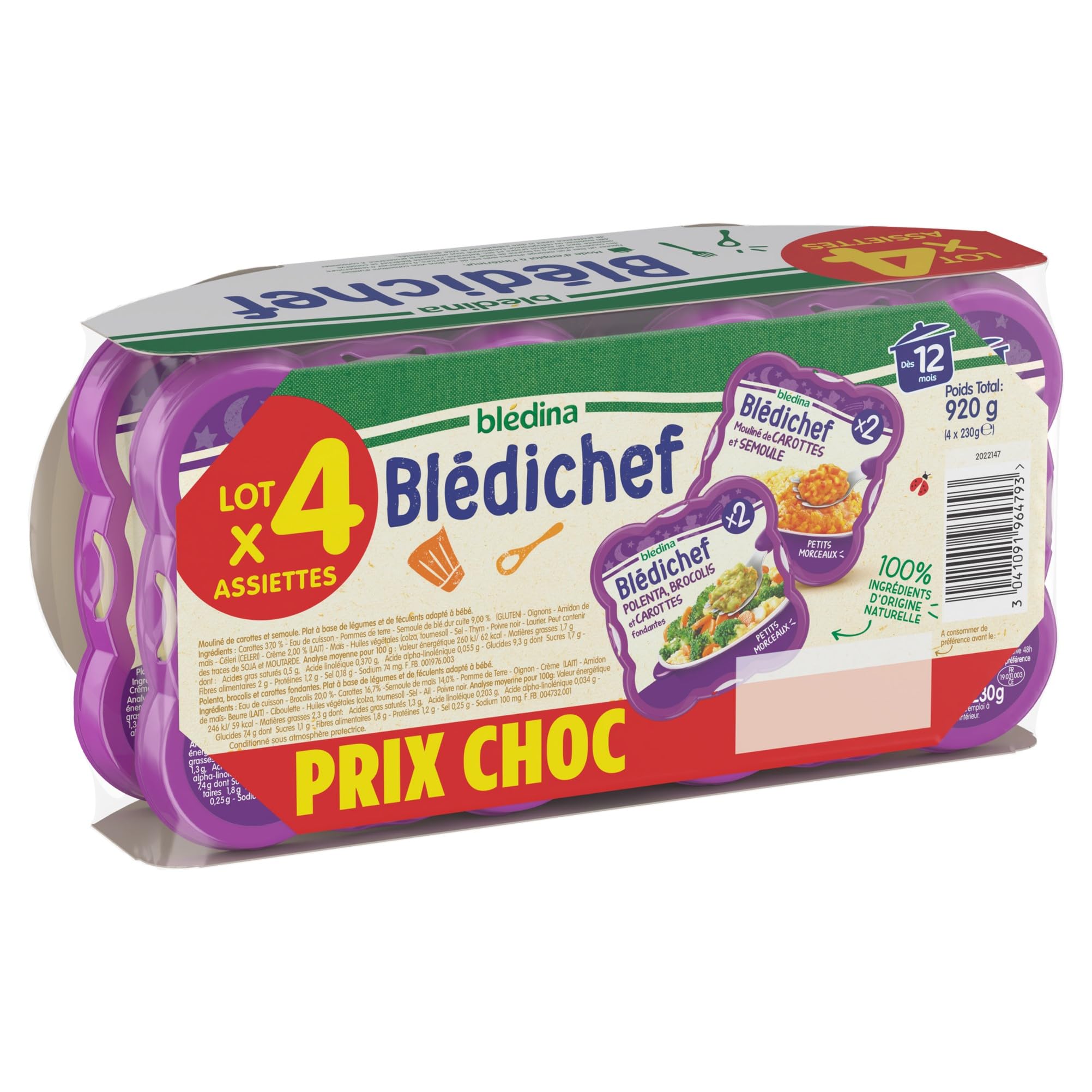 bl-dina-bl-dichef-duo-moulin-carottes-semoule-et-polenta-brocolis-carottes-fonda image 3