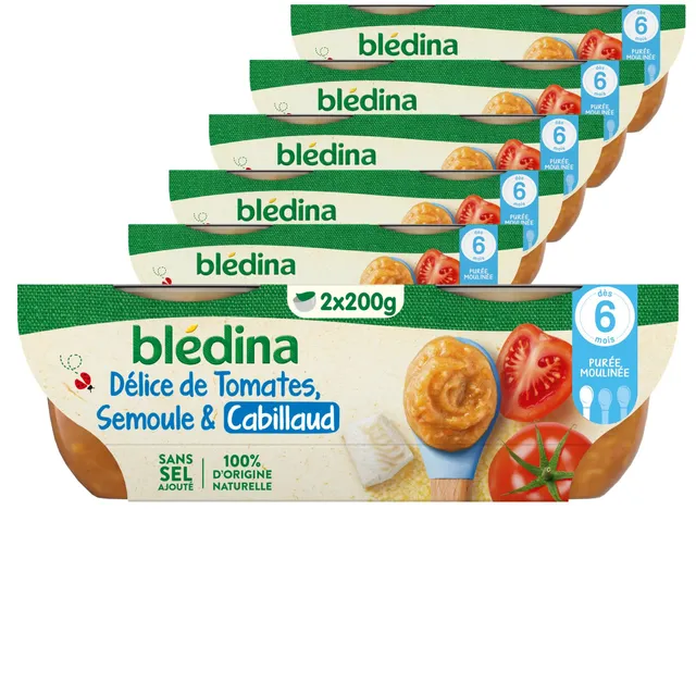 bl-dina-bols-repas-midi-d-lice-de-tomates-semoule-cabillaud-d-s-6-mois-12x200-g image 1