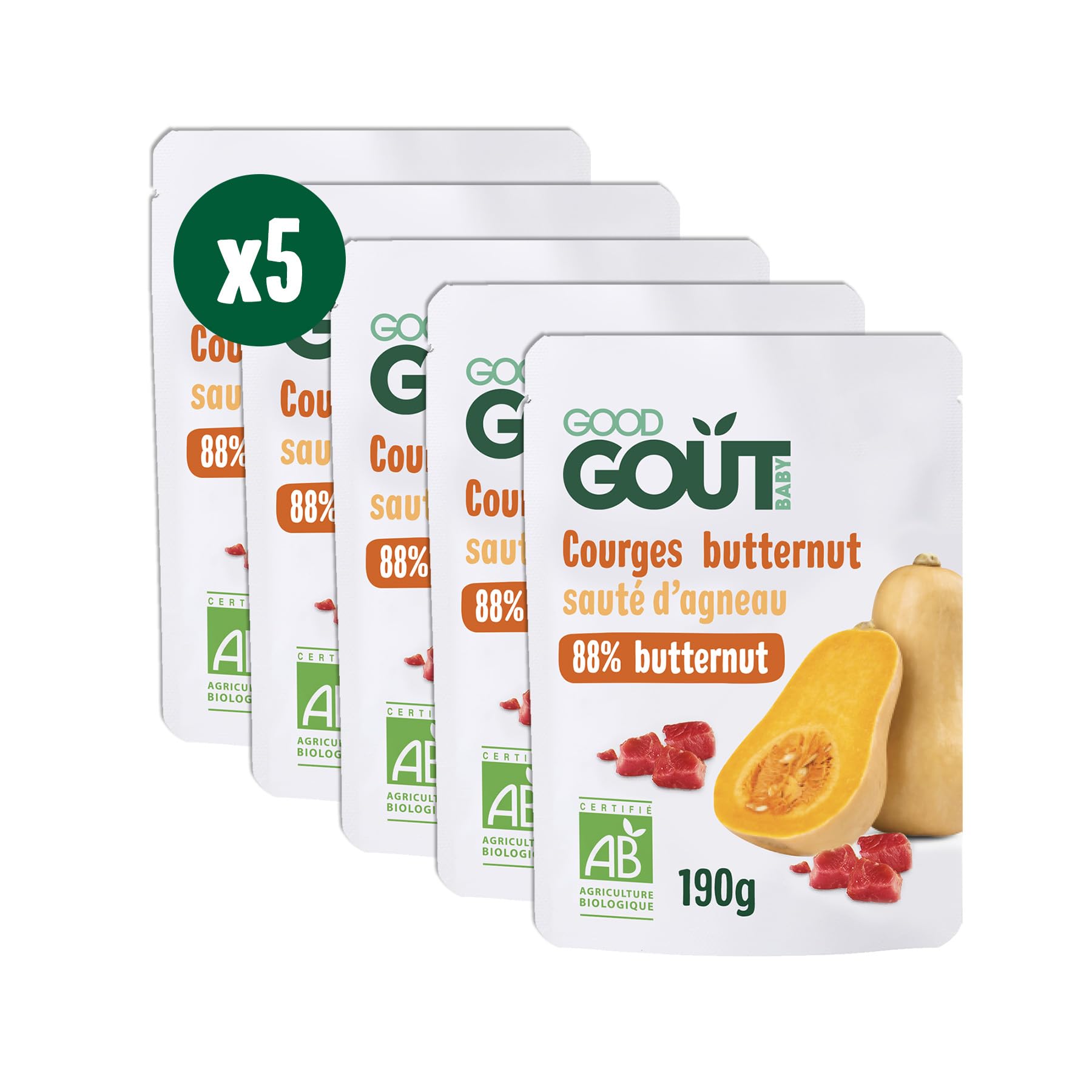 good-go-t-courges-butternut-saut-d-agneau-d-s-6-mois-5-x-190-g image 1