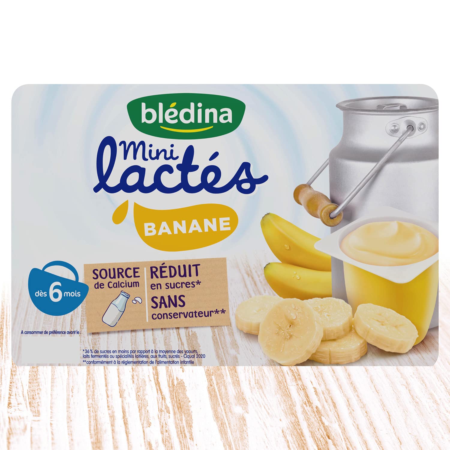 bl-dina-mini-lact-s-banane-desserts-lact-s-pour-b-b-d-s-6-mois-8-packs-de-6-mini image 2