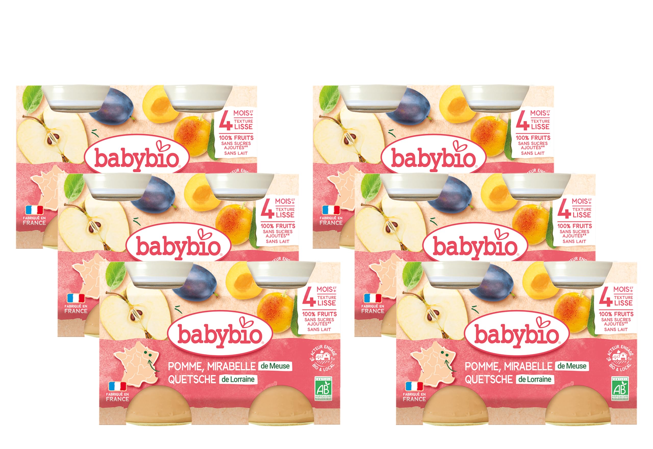 babybio-pots-mirabelle-de-meurthe-et-moselle-pomme-de-nouvelle-aquitaine-260-g-l image 1