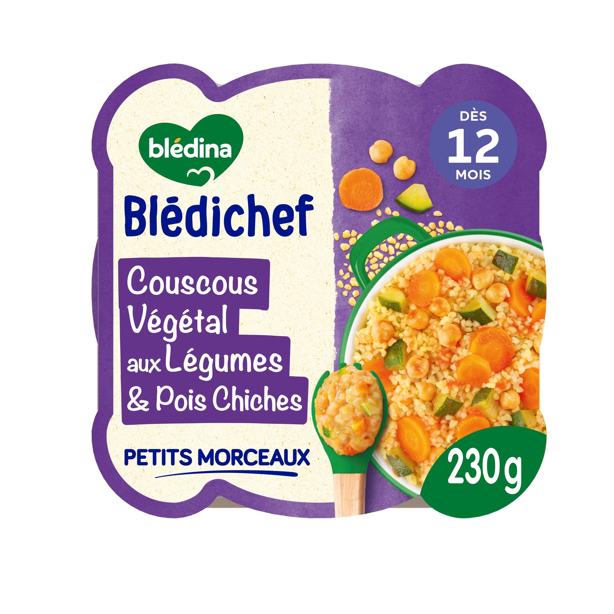 bl-dina-bl-dichef-couscous-v-g-tal-l-gumes-pois-chiches-d-s-12-mois-230-g image 2