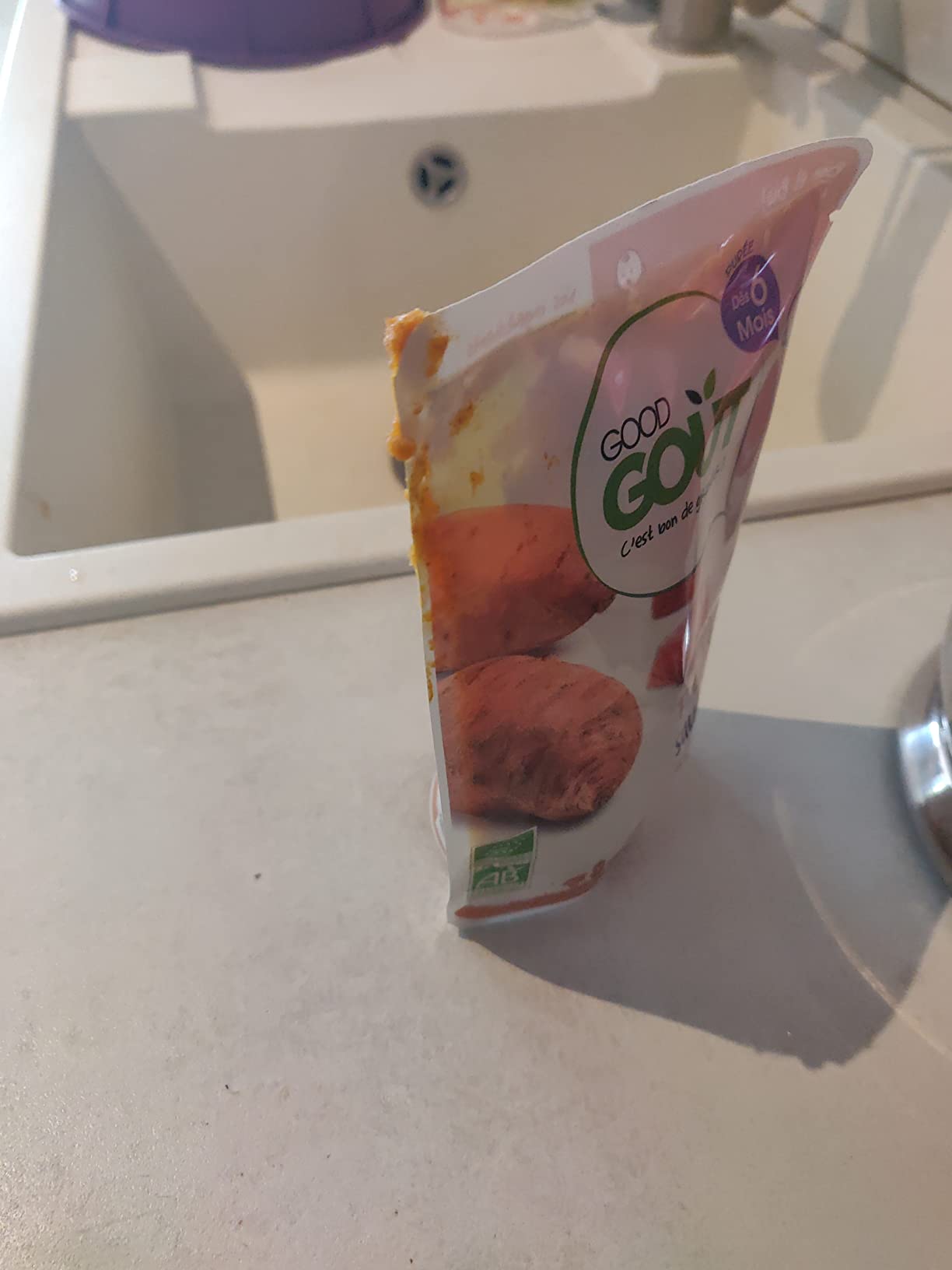 Bébé gourmet conquis