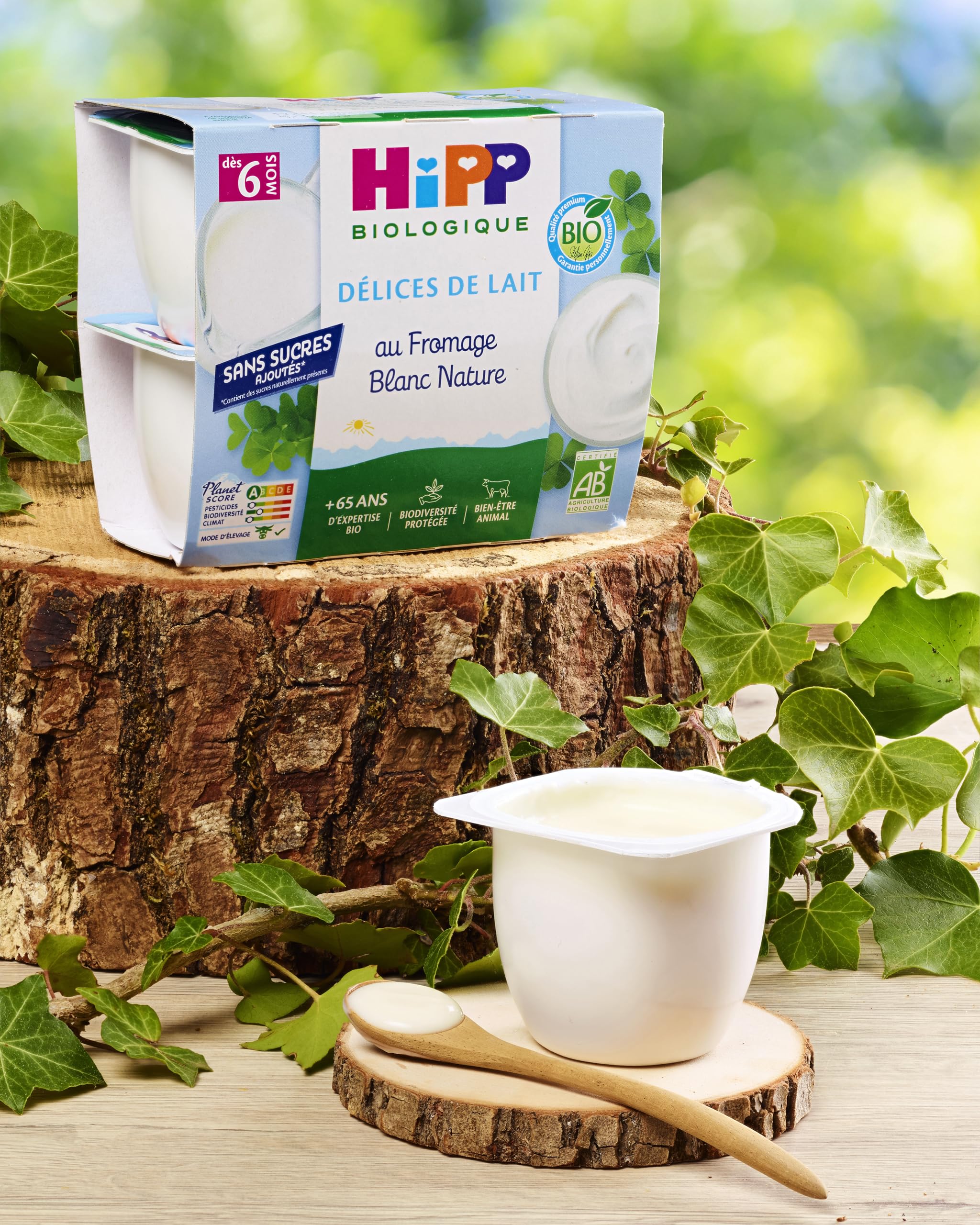 hipp-d-lices-de-lait-fromage-blanc-nature-bio-coupelles-d-s-6-mois-sans-sucres-a image 3