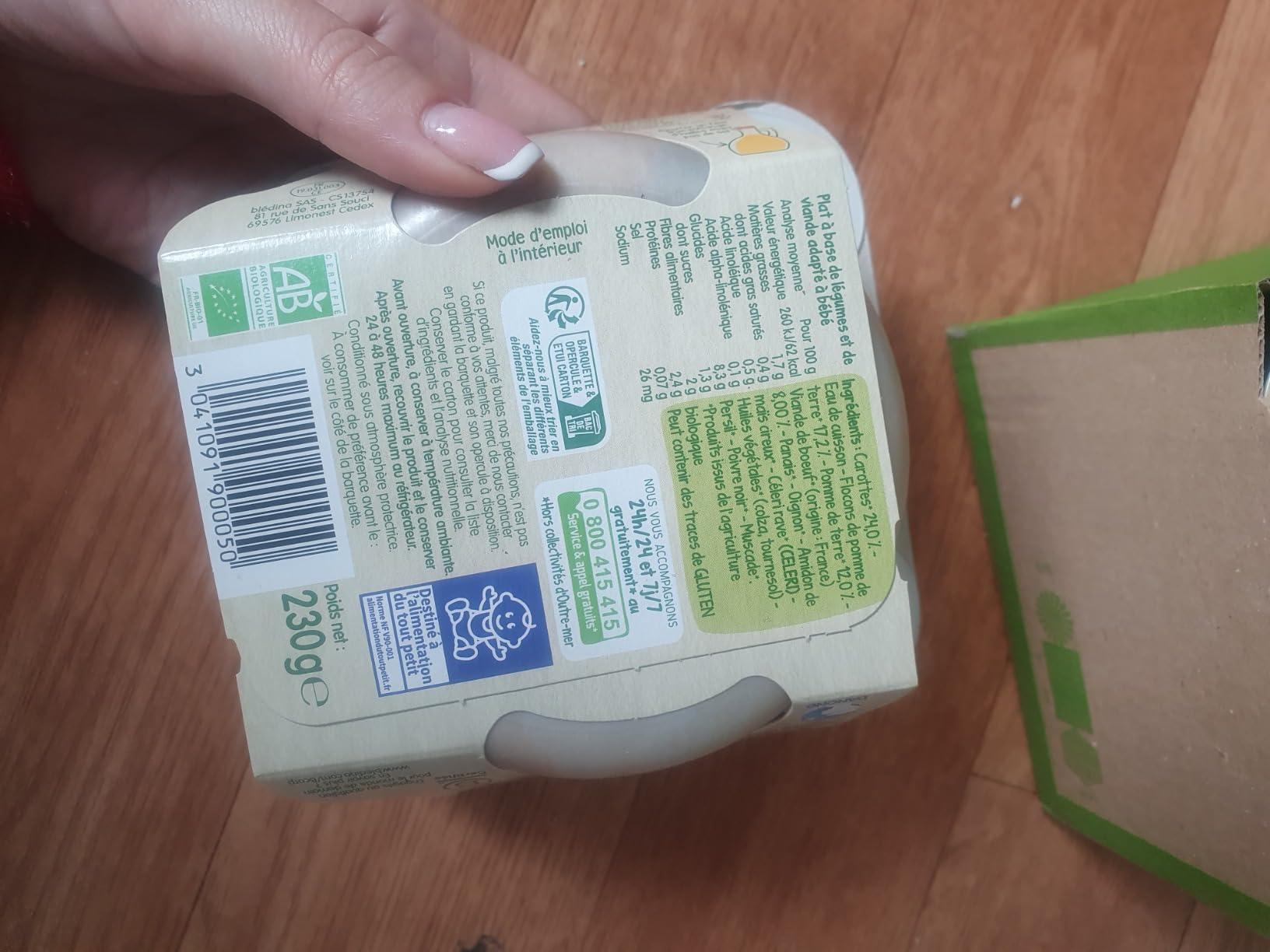 Mon bébé était mitigé