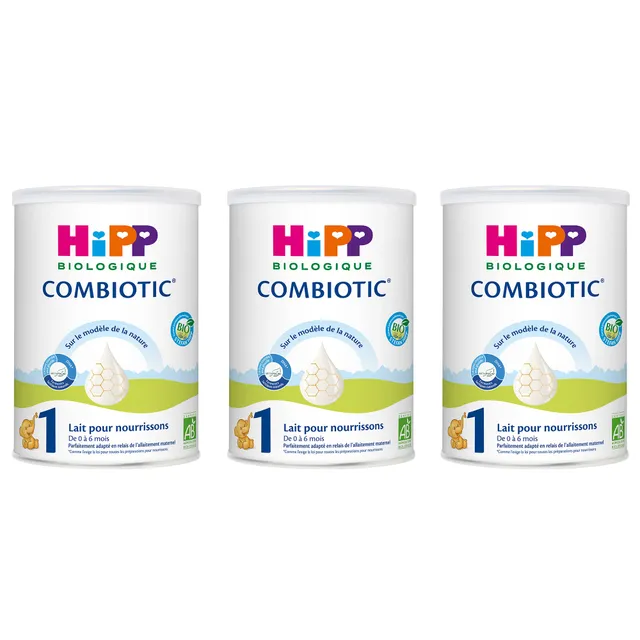 hipp-biologique-lait-1-combiotic-pour-nourrissons-0-6-mois-3-x-800g image 1