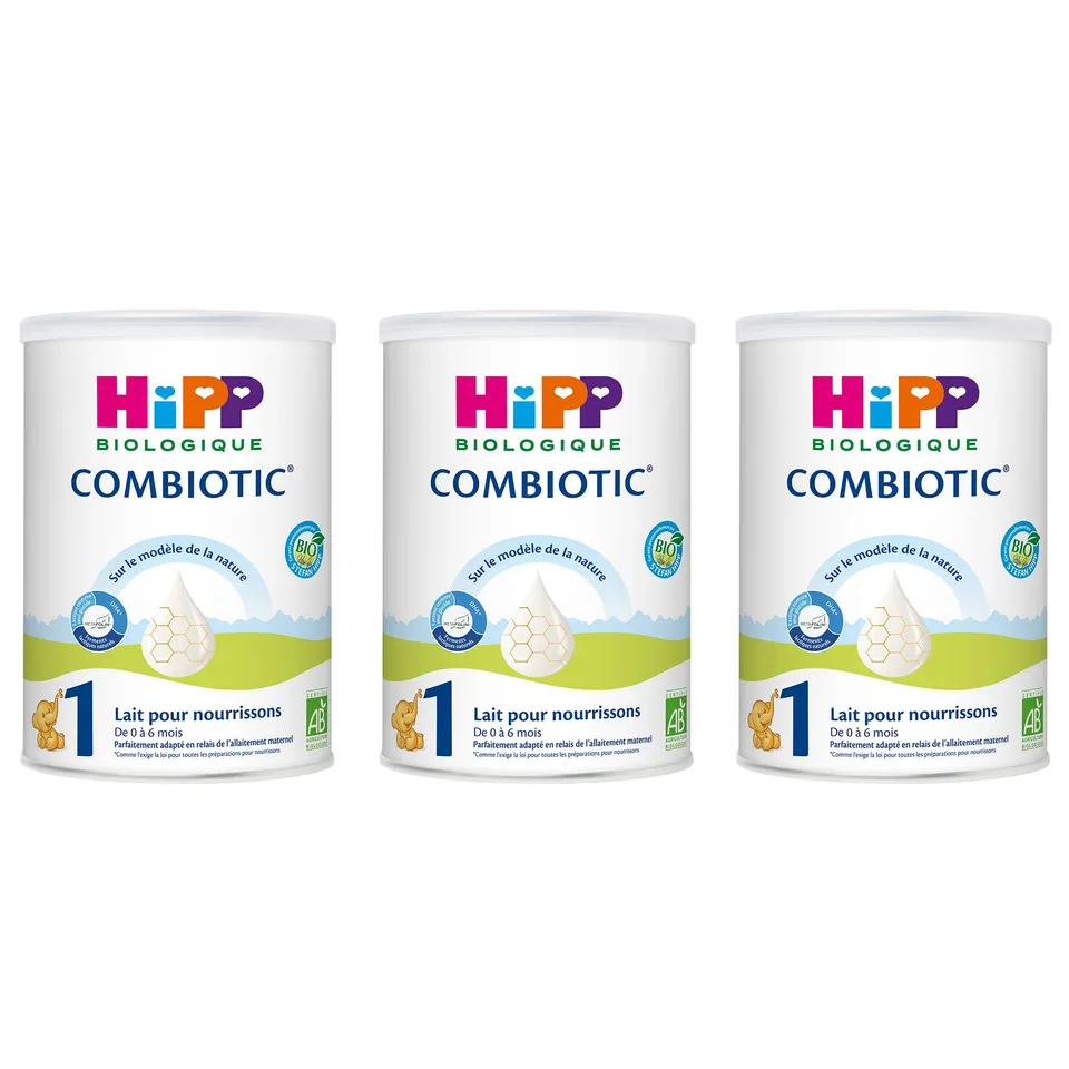 hipp-biologique-lait-1-combiotic-pour-nourrissons-0-6-mois-3-x-800g image 1