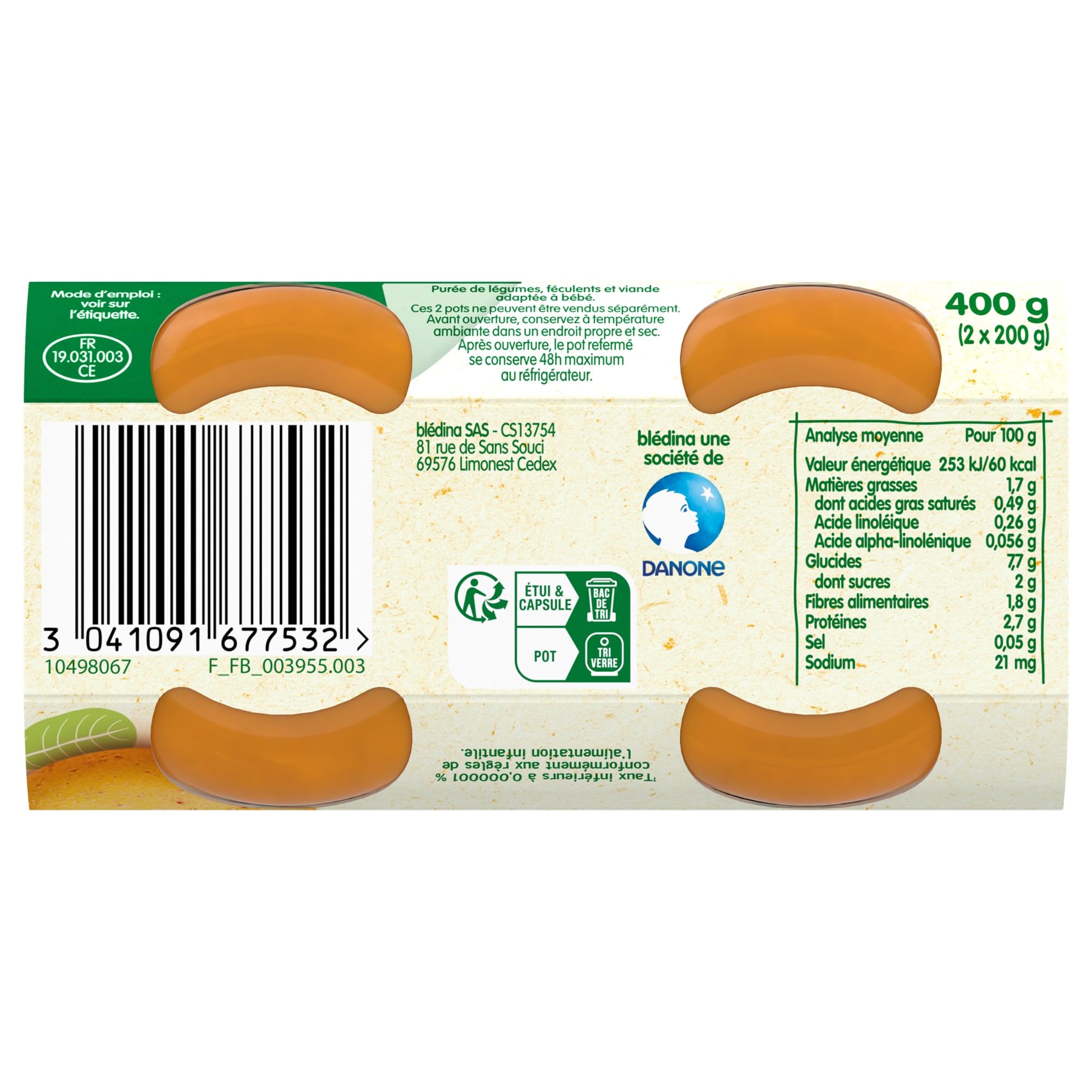 bl-dina-petits-pots-pur-e-haricots-verts-carottes-veau-d-s-6-mois-12x200g image 6