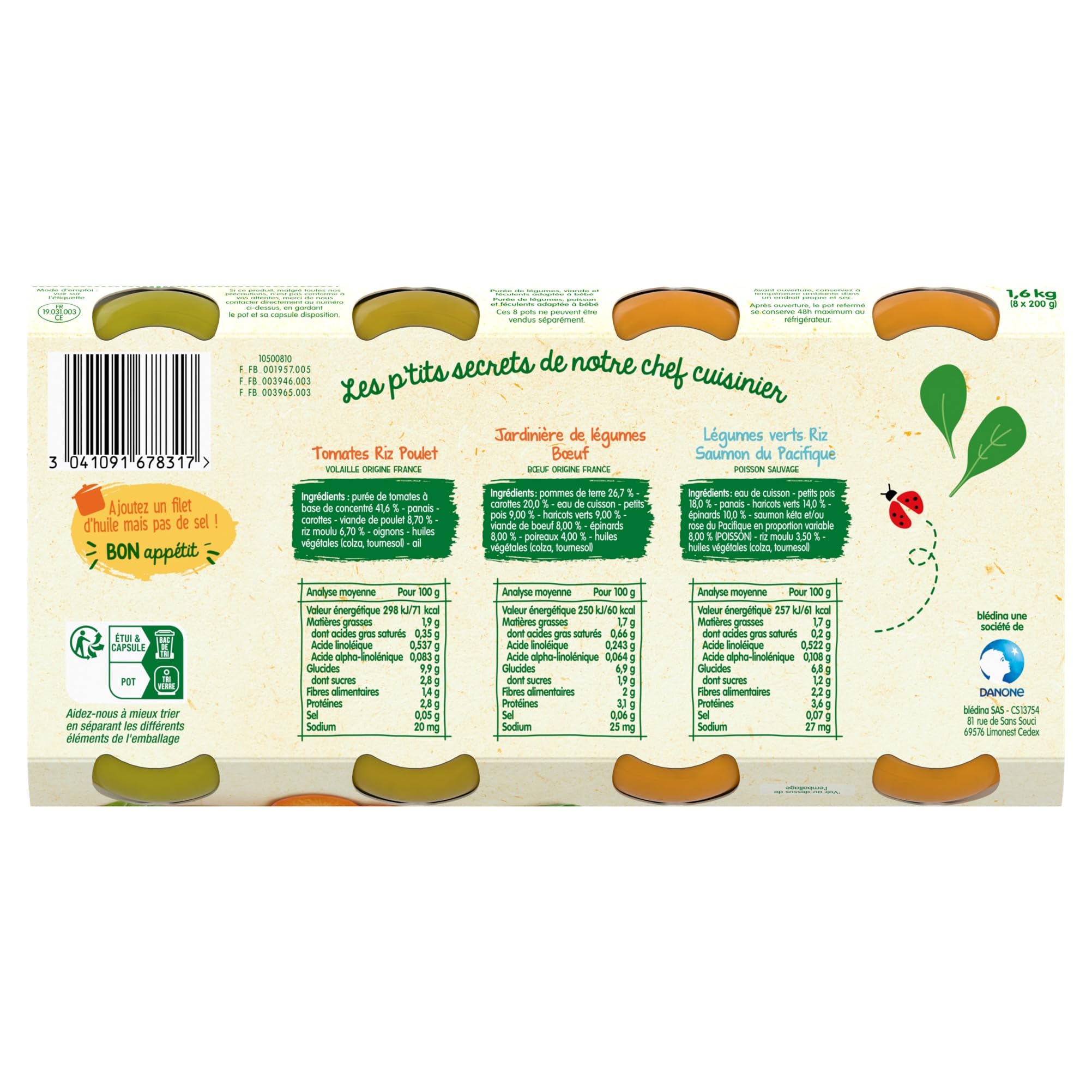 bl-dina-petits-pots-b-b-d-s-6-mois-tomates-riz-poulet-l-gumes-b-uf-l-gumes-riz-s image 6