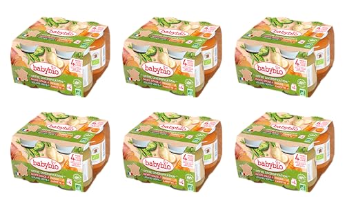 babybio-multipack-pots-l-gumes-bio-d-s-4-mois-4x130g-lot-de-6-24-pots image 4