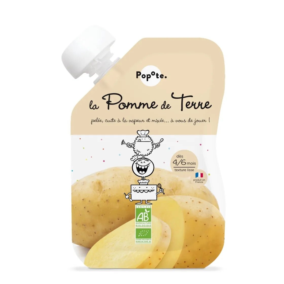 popote-la-pomme-de-terre-pur-e-bio-b-b-gourde-f-culent-d-s-4-6-mois image 1
