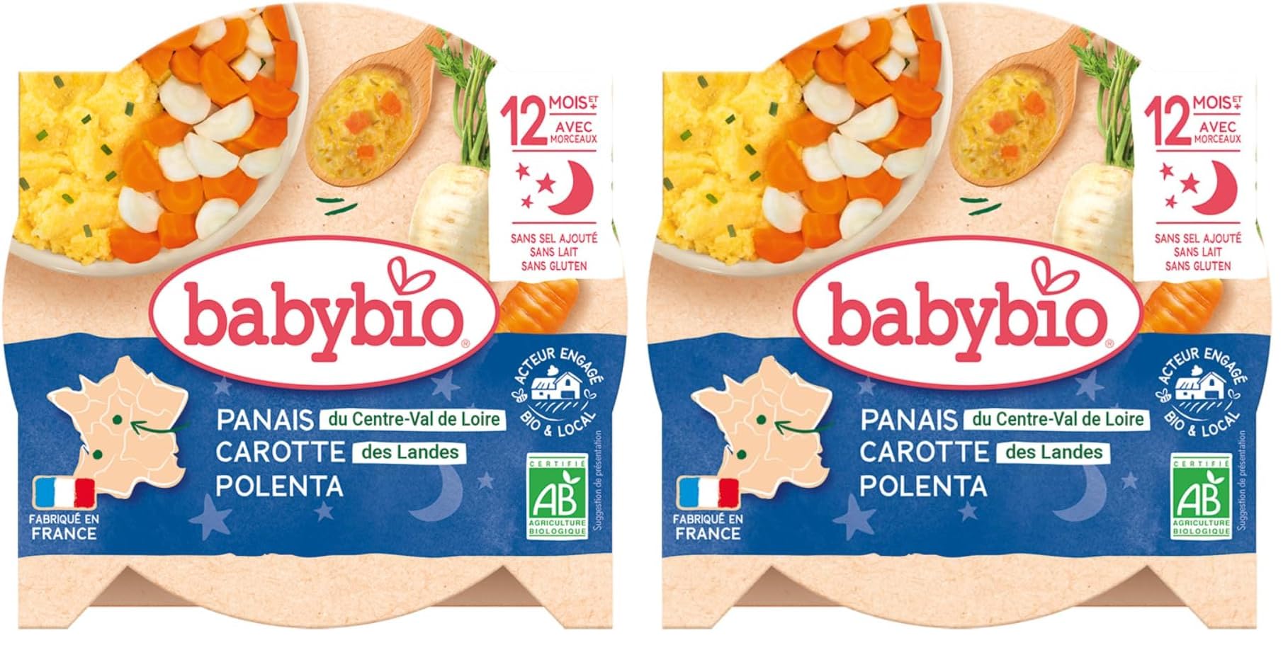 babybio-assiette-douceur-panais-carotte-des-landes-polenta-230g-12-mois image 3