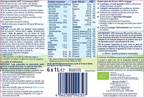 hipp-lait-croissance-bio-combiotic-d-s-10-mois-3-ans-6-x-1l image 4