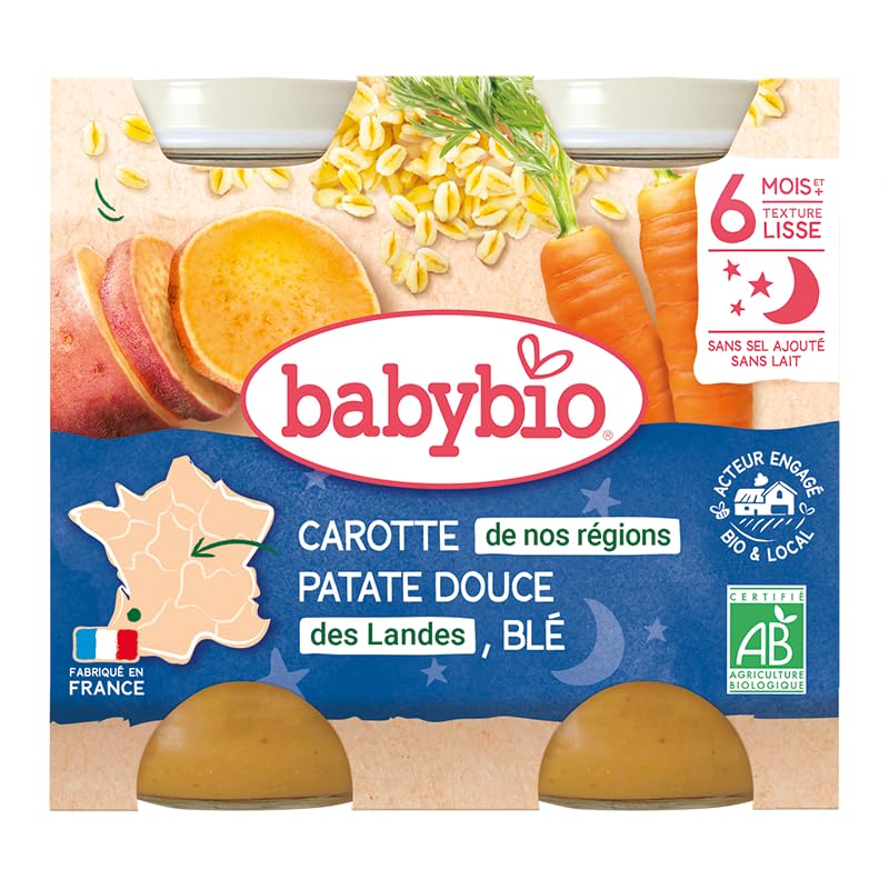 babybio-bonne-nuit-carotte-des-landes-patate-douce-bl-2x200g-pack-de-6-d-s-6-moi image 6