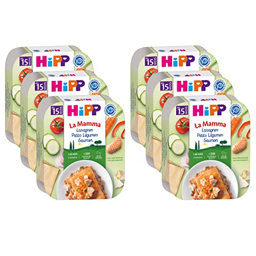 hipp-la-mamma-lasagnes-petits-l-gumes-saumon-d-s-15-mois-6x250g-bio image 6