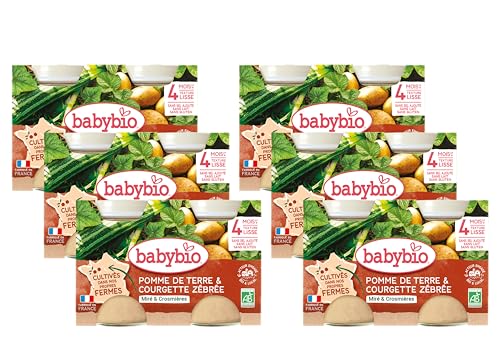 babybio-petits-pots-pomme-de-terre-courgette-z-br-e-d-s-4-mois-2x130-g-lot-de-6- image 4