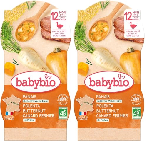 babybio-bol-panais-courge-butternut-canard-fermier-du-poitou-polenta-bio-400g image 4