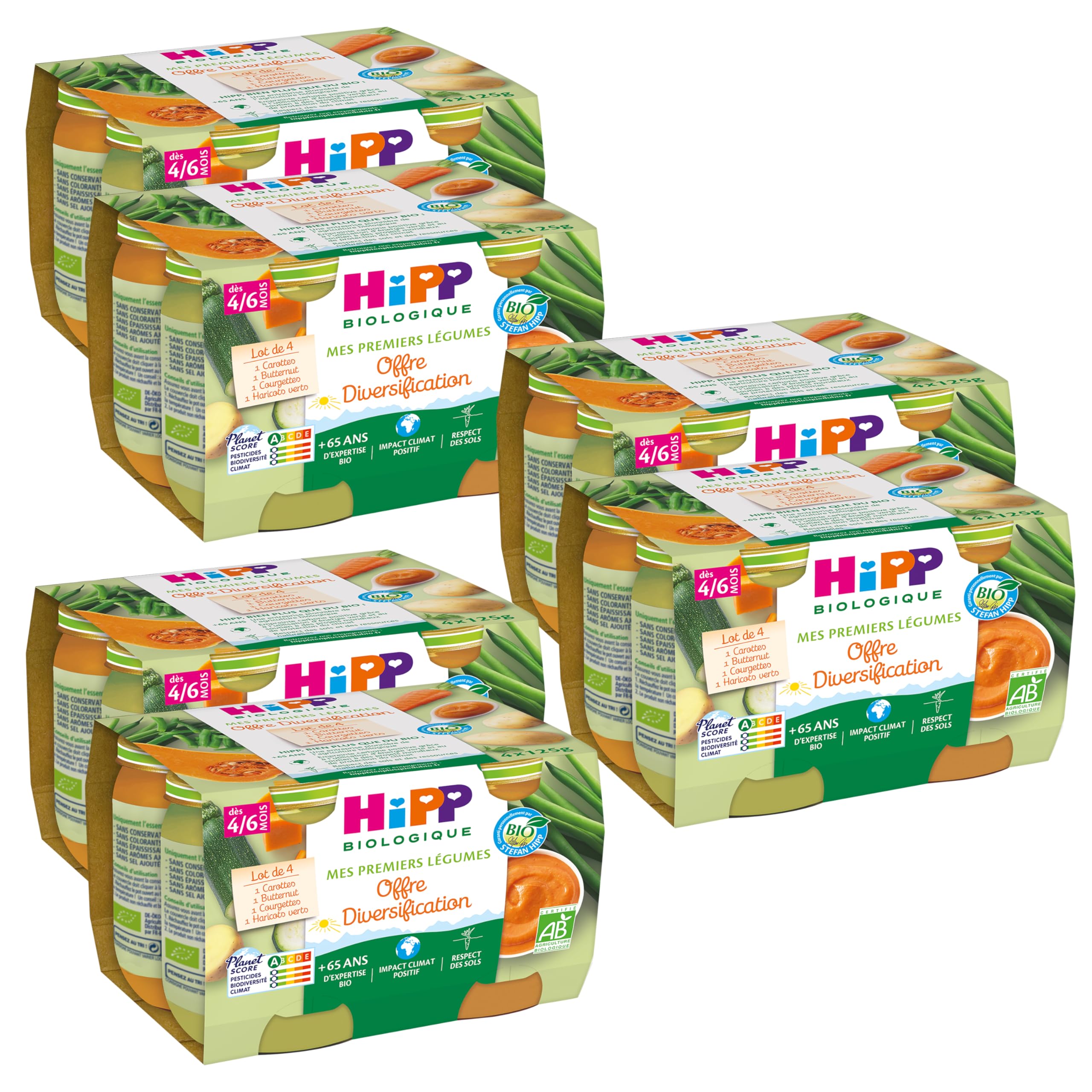 hipp-biologique-mes-premiers-l-gumes-carottes-carottes-blanches-panais-poireaux- image 2