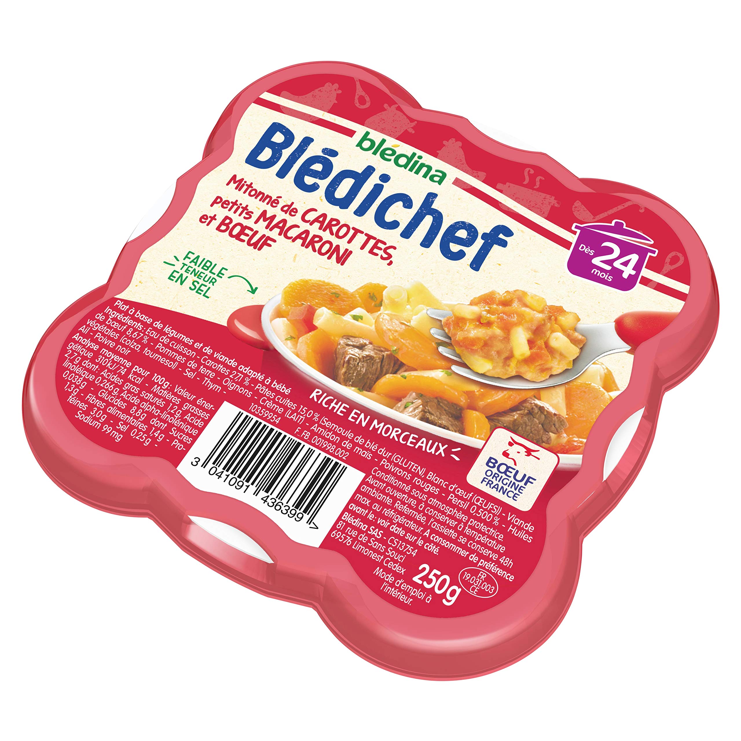bl-dina-bl-dichef-carottes-macaroni-b-uf-b-b-d-s-24-mois-9-assiettes-x-250g image 3