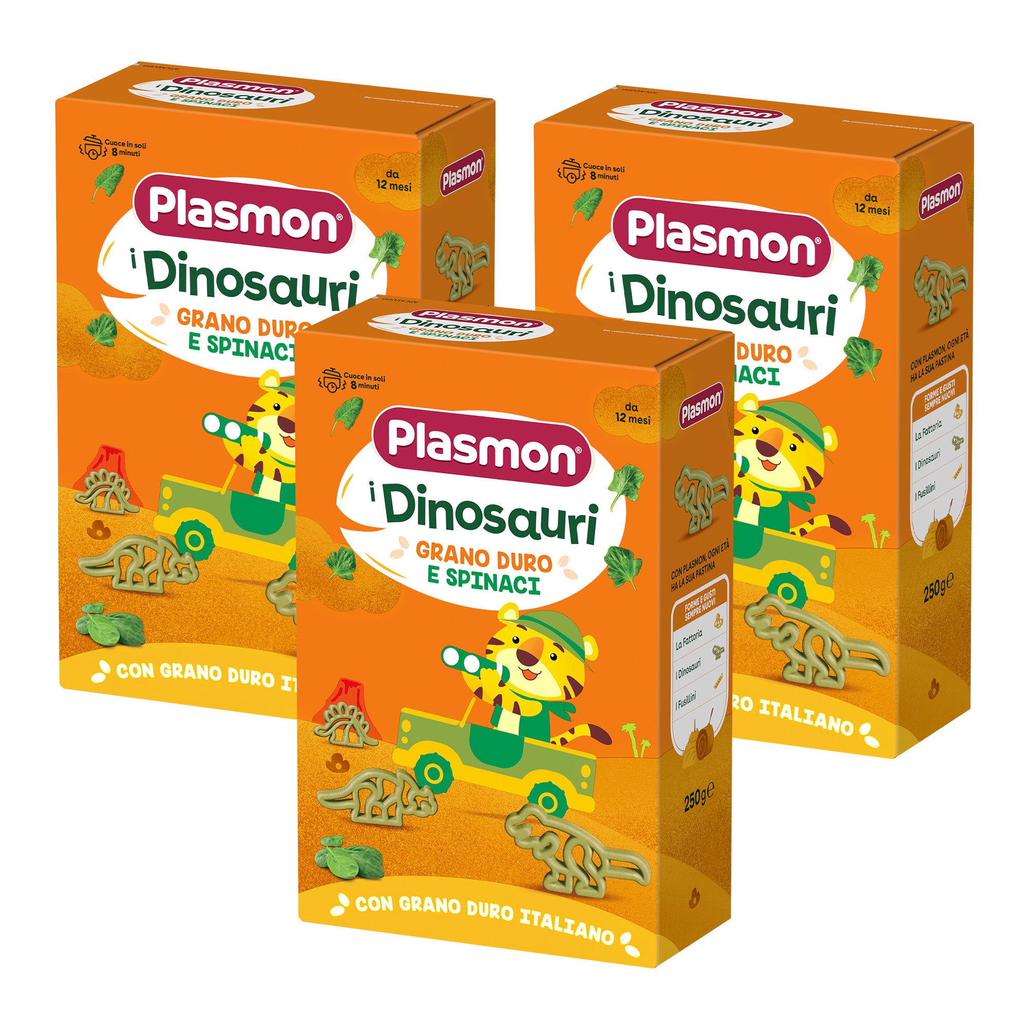 plasmon-pastina-dinosauri-bl-dur-et-pinards-3-packs-de-250-g image 1