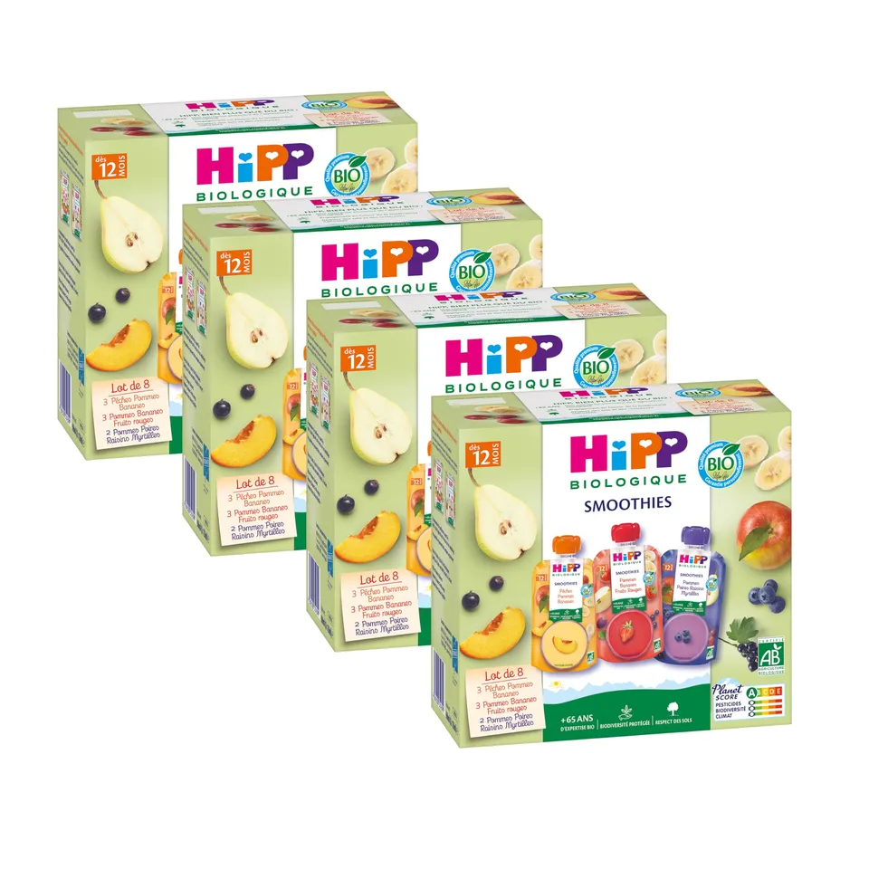 hipp-smoothies-bio-d-s-12-mois-multipack-3-vari-t-s-gourdes-32x120ml-lot-de-4x8 image 1
