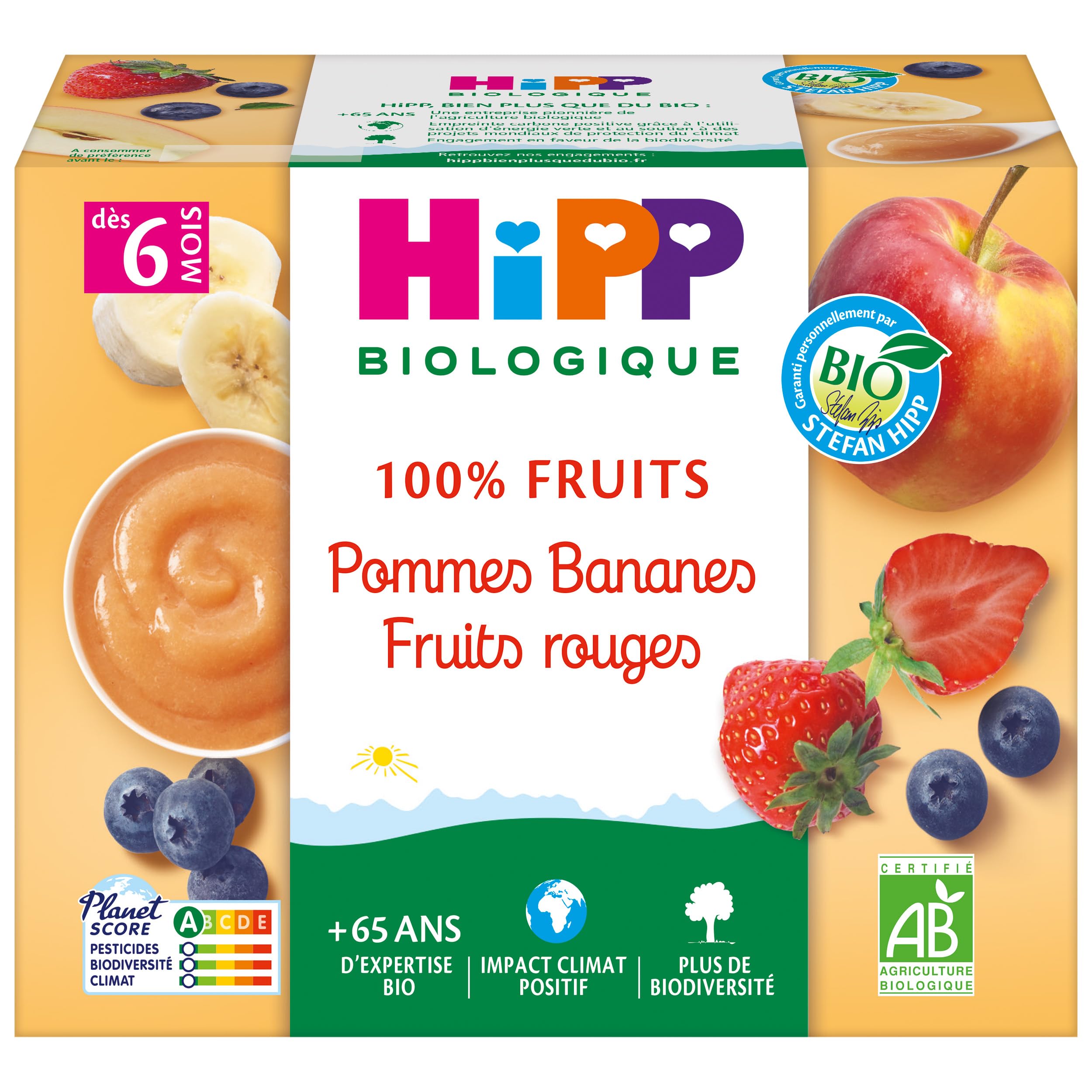 hipp-biologique-100-fruits-coupelles-100-g-3-vari-t-s-pommes-pommes-pruneaux-pom image 6