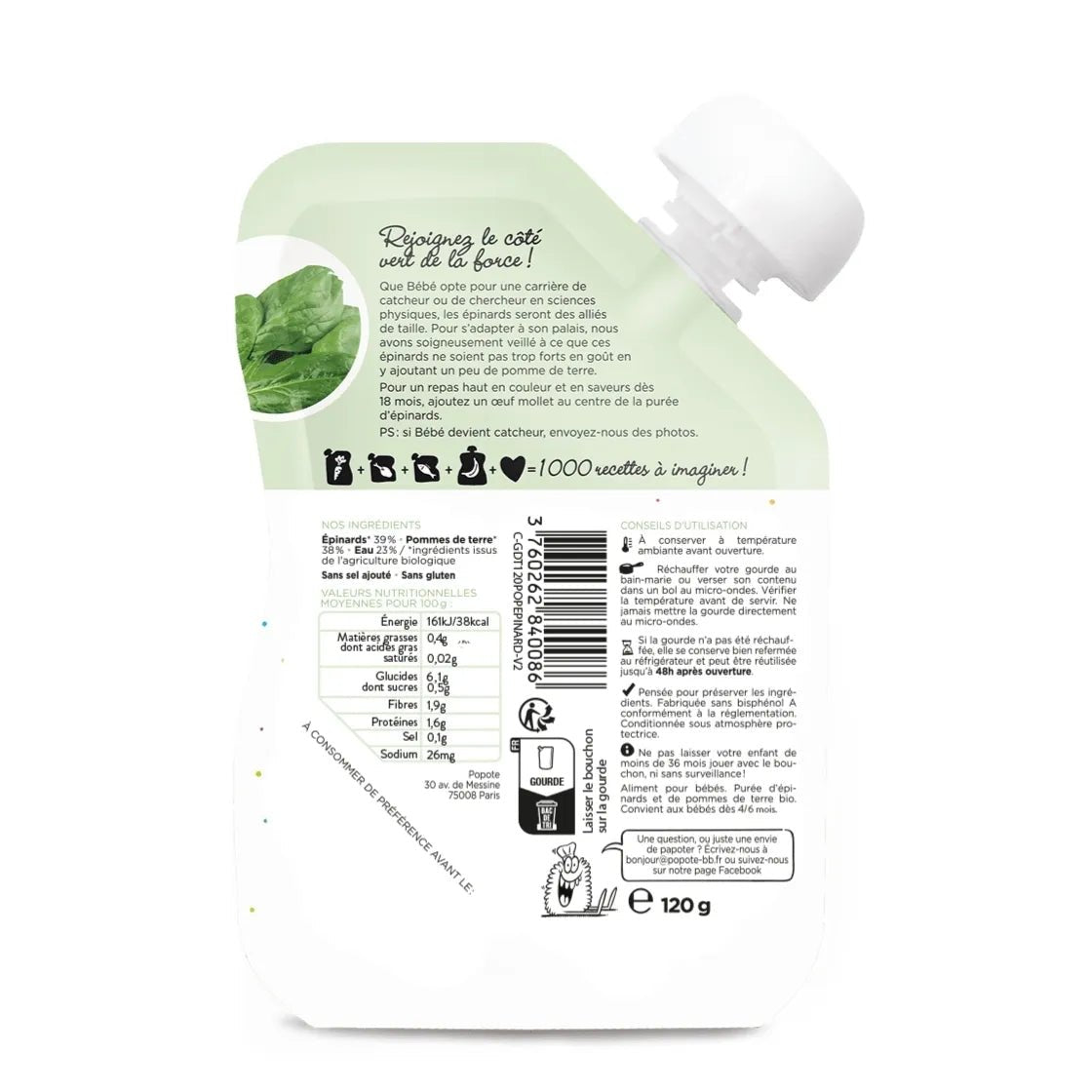 popote-les-pinards-bio-b-b-d-s-4-mois-gourde-l-gumes image 2