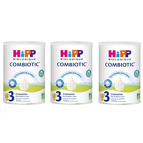 hipp-biologique-lait-b-b-en-poudre-d-s-10-mois-3-ans-3x800g image 2