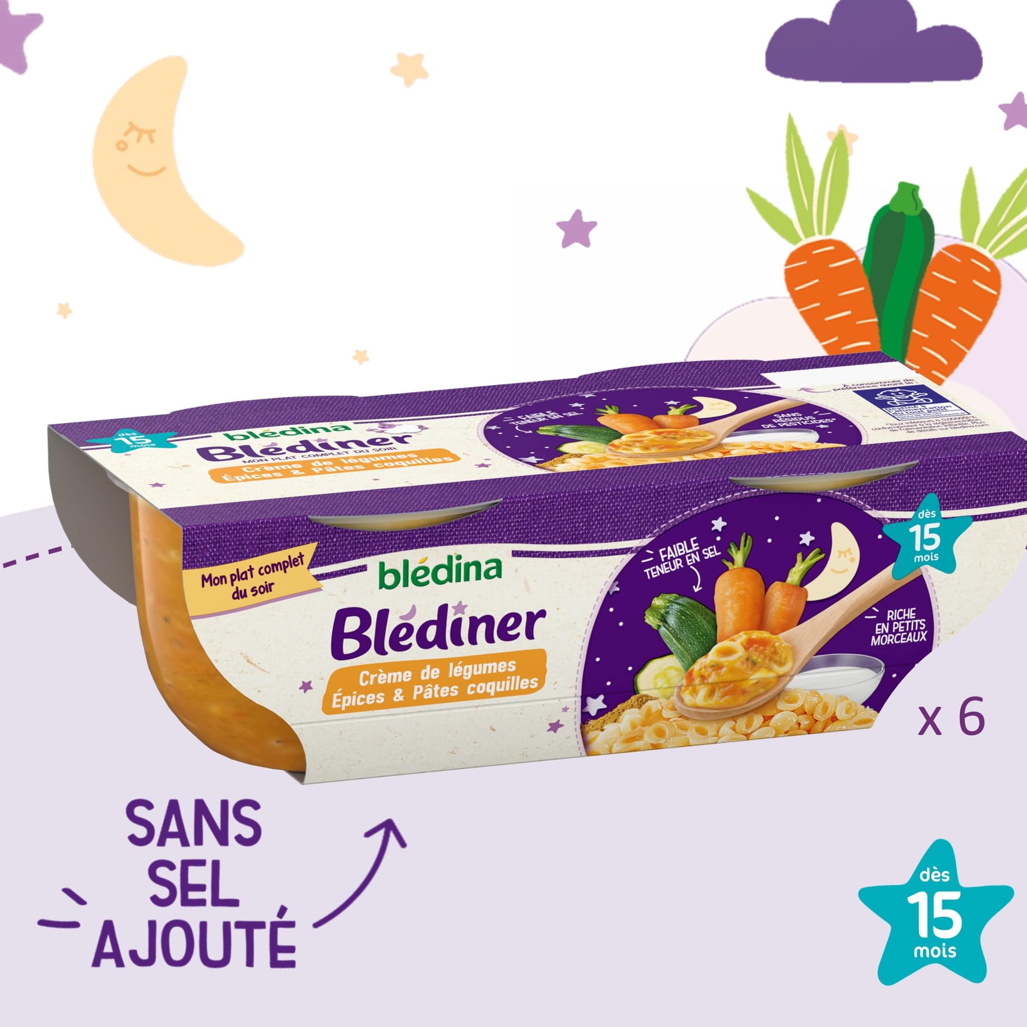 bl-dina-bl-diner-bol-d-ner-b-b-d-s-15-mois-cr-me-l-gumes-pices-douces-coquilles- image 3