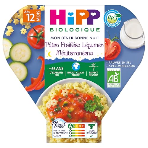 hipp-bio-p-tes-toil-es-l-gumes-m-diterran-ens-menu-du-soir-d-s-12-mois-6-assiett image 4