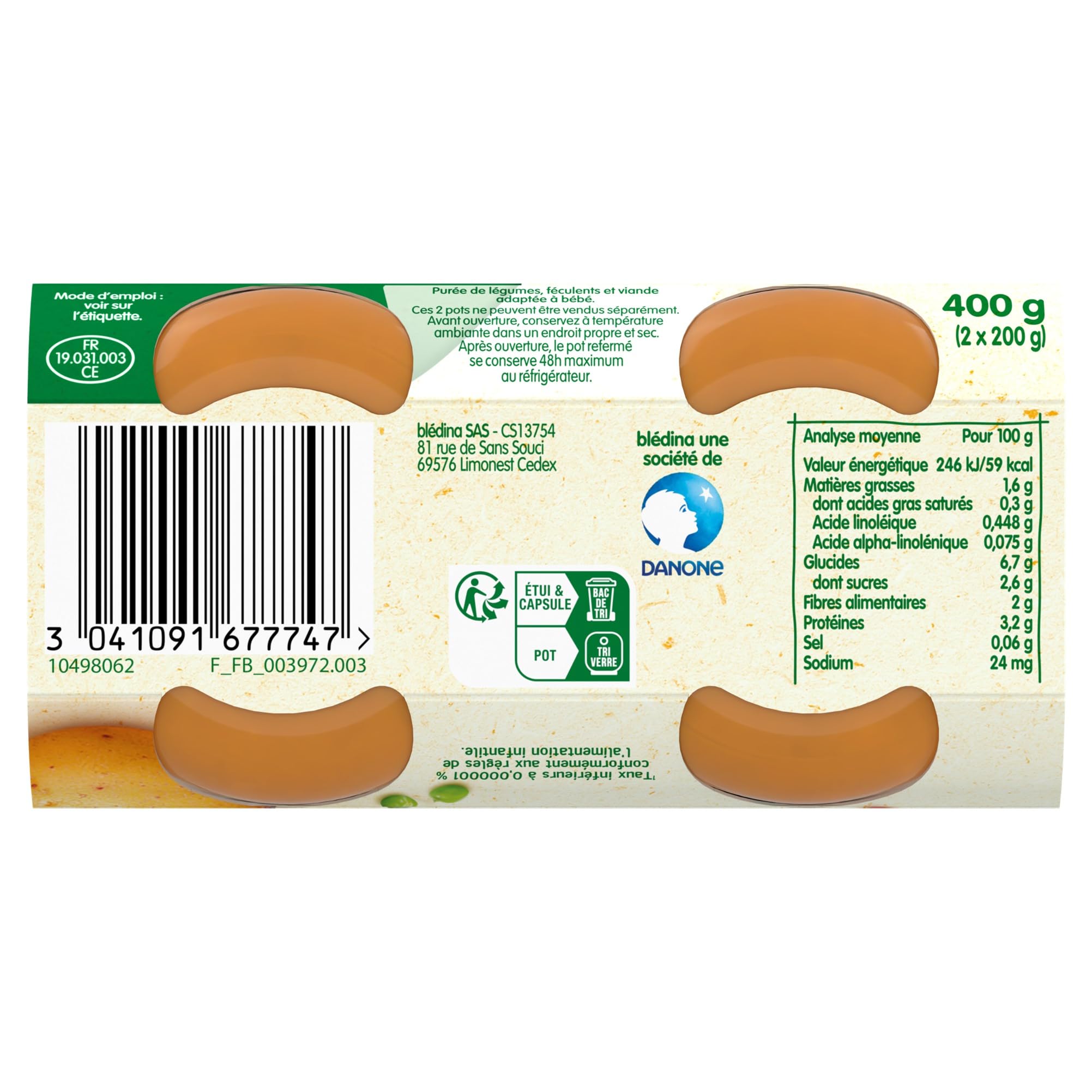 bl-dina-petits-pots-printani-re-de-l-gumes-jambon-d-s-6-mois-12-pots-de-200g image 6