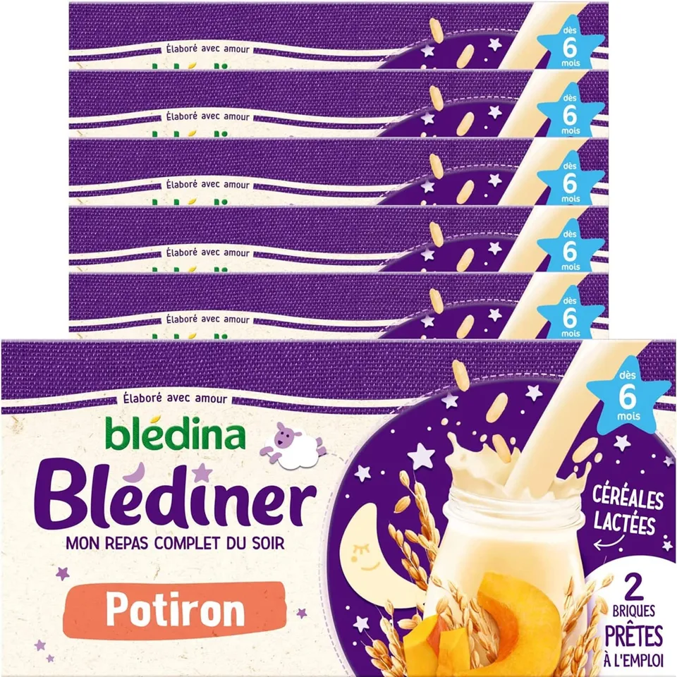 bl-dina-bl-d-ner-c-r-ales-lact-es-potiron-d-s-6-mois-12x250ml image 1