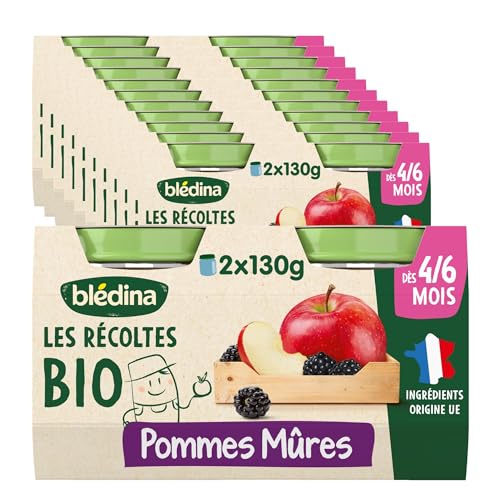 bl-dina-les-r-coltes-bio-pot-pommes-m-res-d-s-4-6-mois-2x130g image 4
