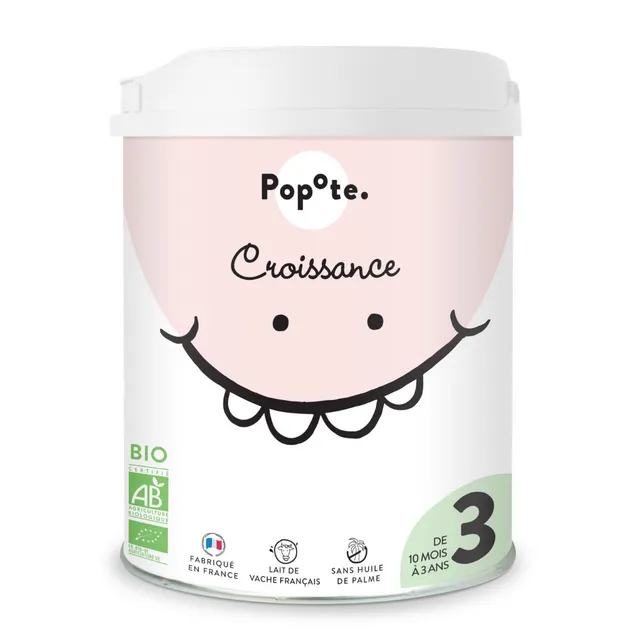 popote-le-lait-3-me-ge-croissance-800g-lait-en-poudre-bio-pour-b-b-d-s-10-12-moi image 1