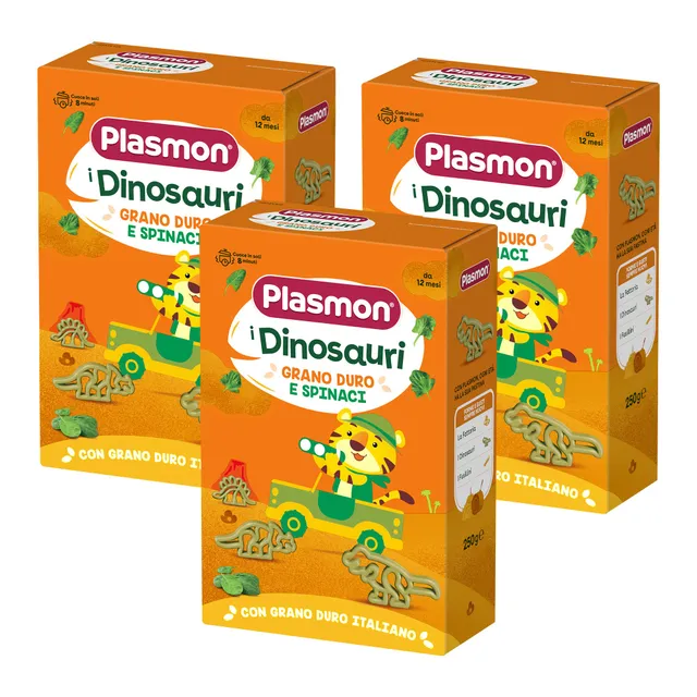 plasmon-pastina-dinosauri-bl-dur-et-pinards-3-packs-de-250-g image 1