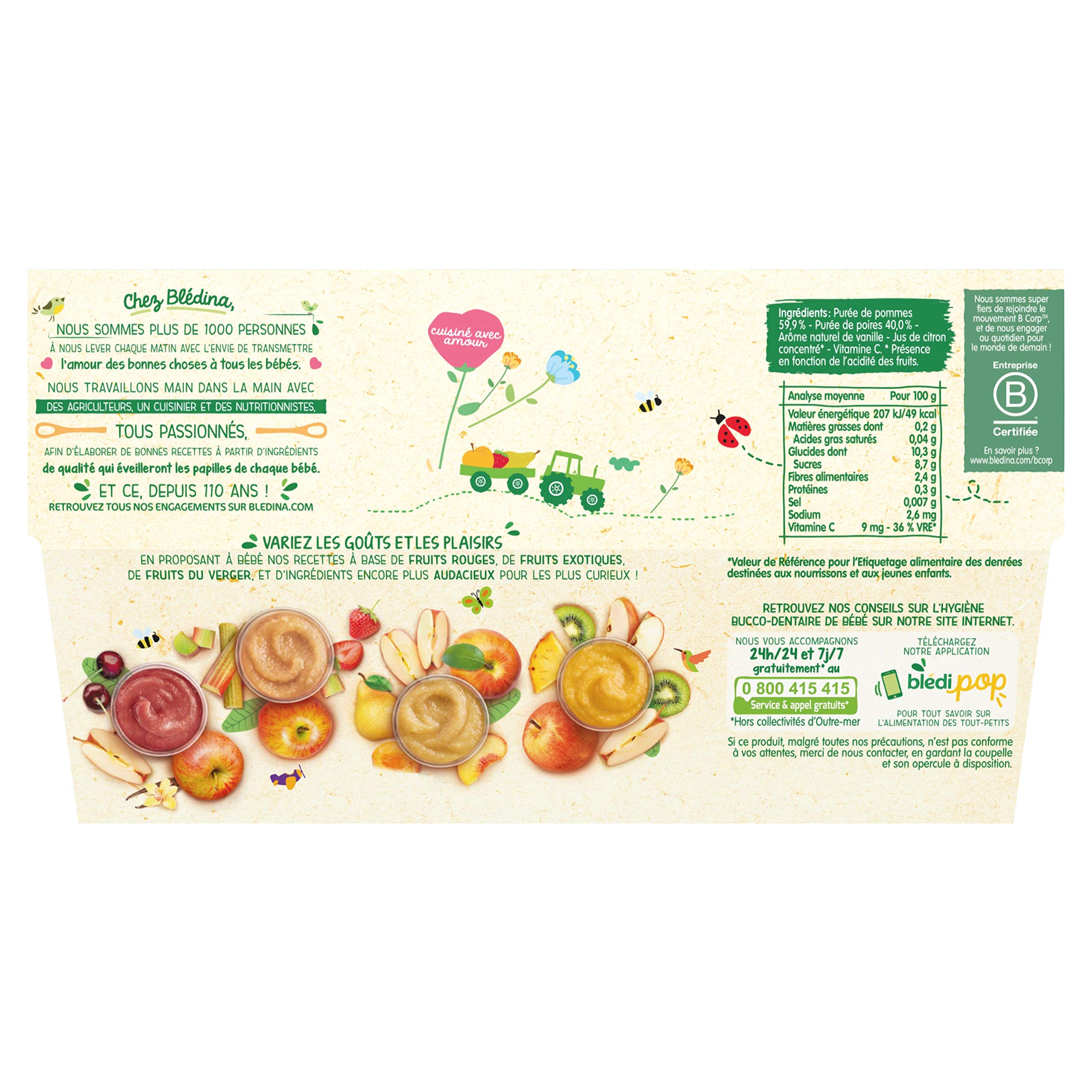 bl-dina-pur-e-de-fruits-d-s-6-mois-pommes-poires-vanille-12x100g image 4