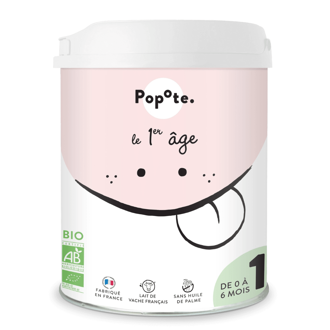 popote-le-lait-1er-ge-lait-infantile-800-g-de-0-6-mois image 1