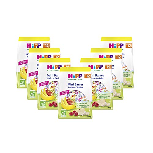 hipp-bio-mini-barres-fruits-c-r-ales-d-s-12-mois-7-sachets-de-100-g image 3