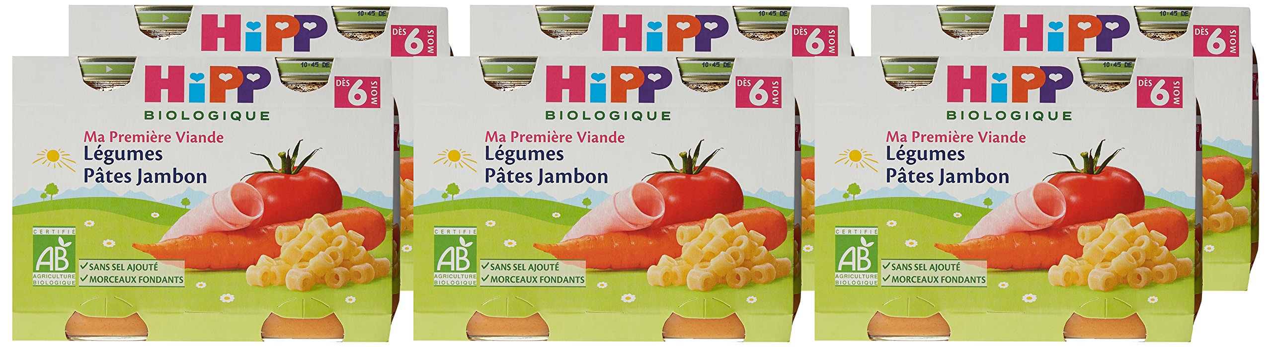 hipp-ma-premi-re-viande-l-gumes-bio-d-s-6-mois-12-pots-de-190-g-3-recettes image 5