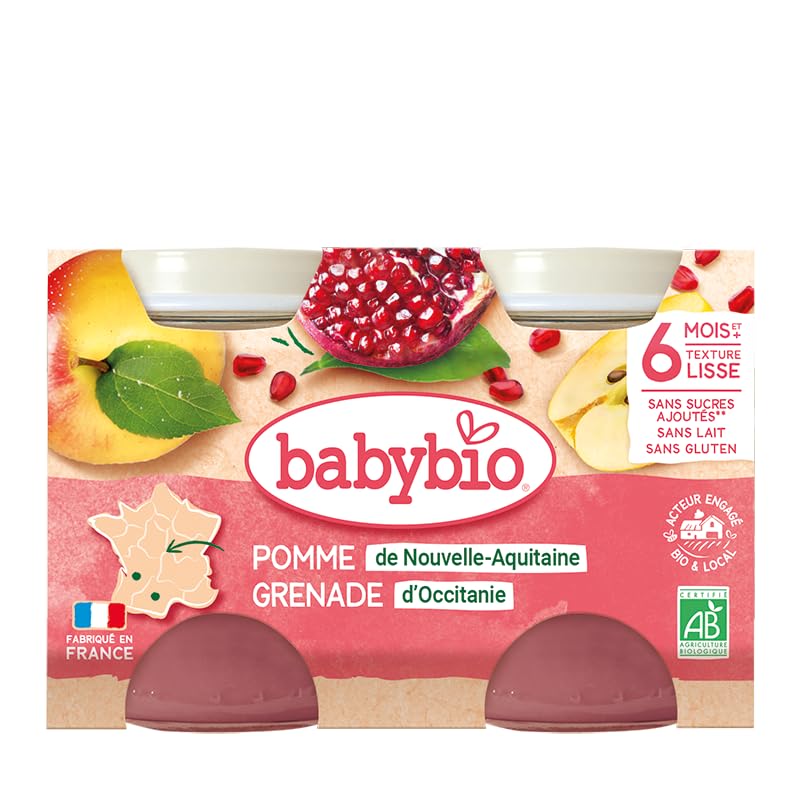 babybio-petits-pots-pomme-grenade-bio-2x130-g-lot-de-6 image 7