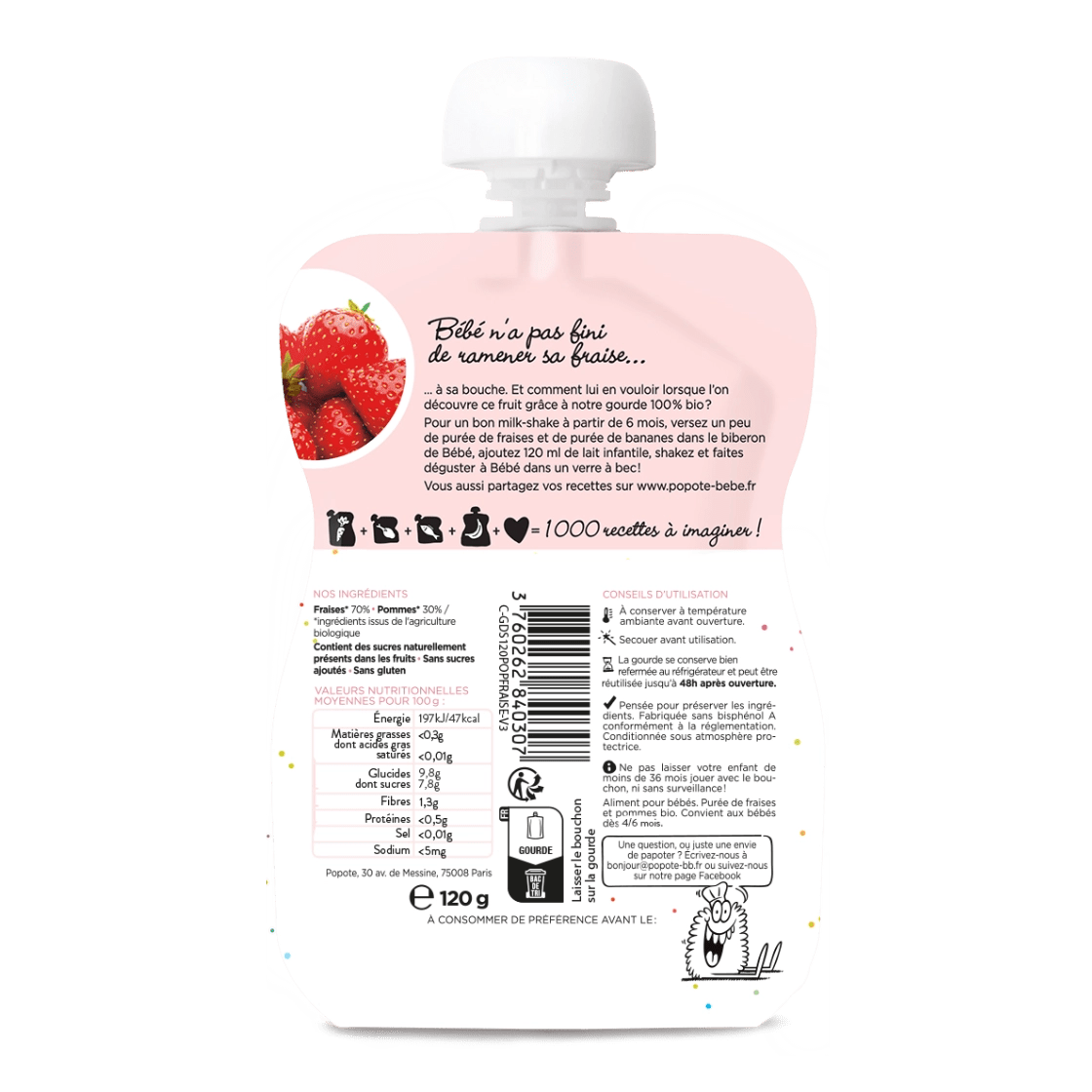 popote-les-fraises-compote-fraise-bio-lisse-d-s-4-6-mois image 3