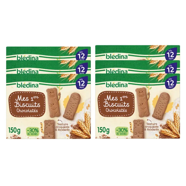 bl-dina-mes-premiers-biscuits-chocolat-s-d-s-12-mois-paquet-de-6-emballage-pouva image 1