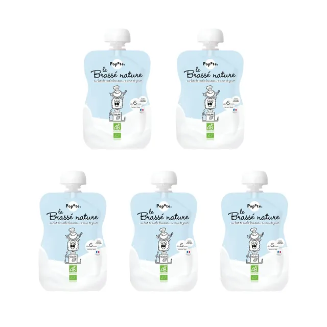 popote-pack-de-5-brass-s-nature-produits-laitiers-bio-sans-sucre-ajout-d-s-4-6-m image 1