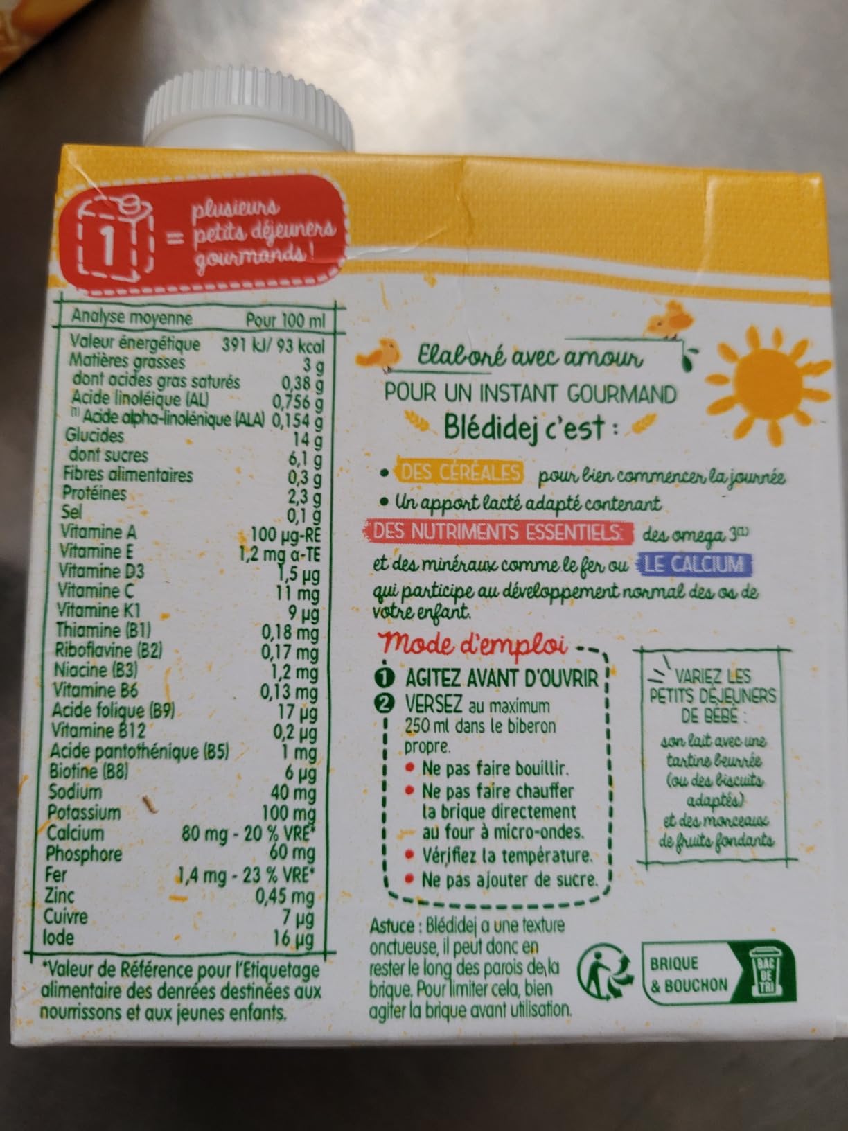 Déçue par le goût