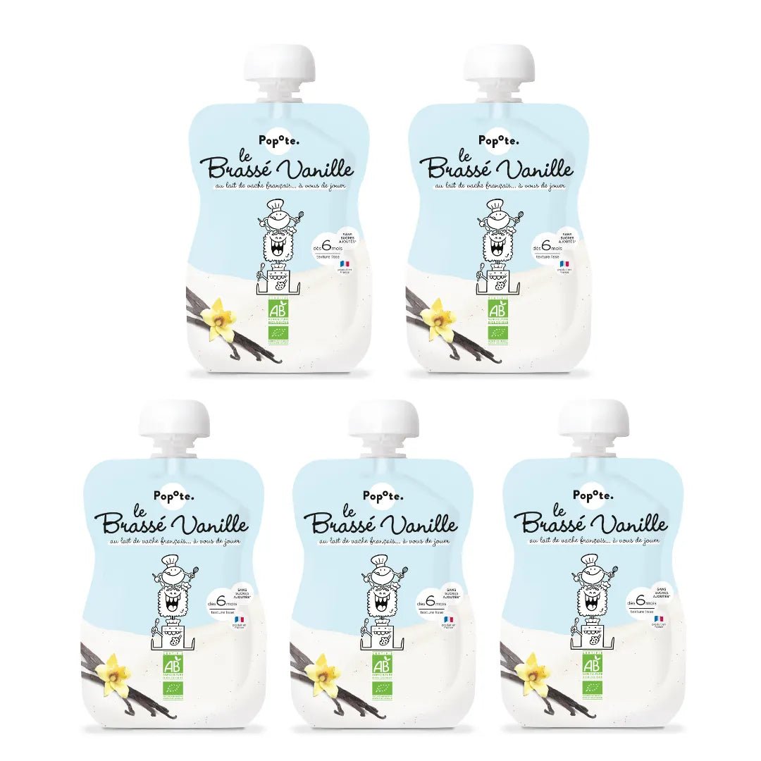 popote-pack-de-5-brass-s-vanille-produits-laitiers-bio-au-lait-de-vache-fran-ais image 1