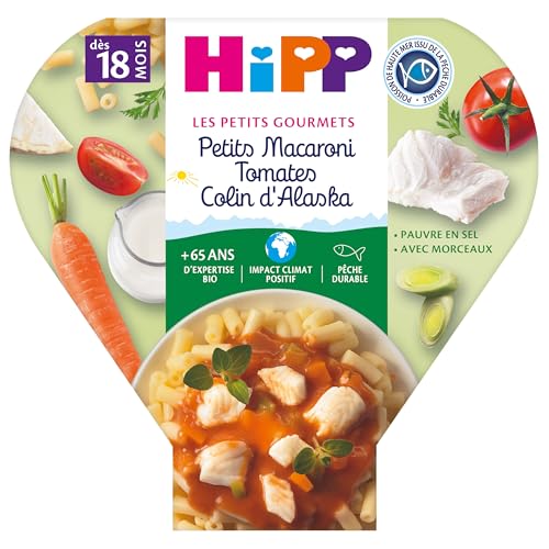 hipp-biologique-les-petits-gourmets-petits-macaroni-tomates-colin-alaska-d-s-18- image 4