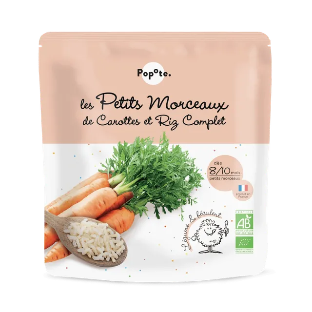 popote-les-petits-morceaux-riz-carotte-plat-bio-b-b-d-s-8-10-mois image 1