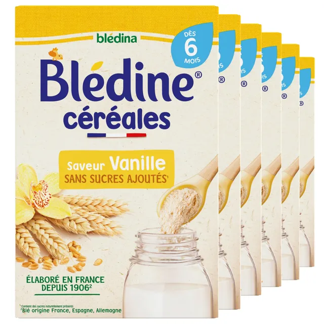 bl-dina-bl-dine-c-r-ales-b-b-petit-d-jeuner-vanille-d-s-6-mois-6-x-400-g image 1