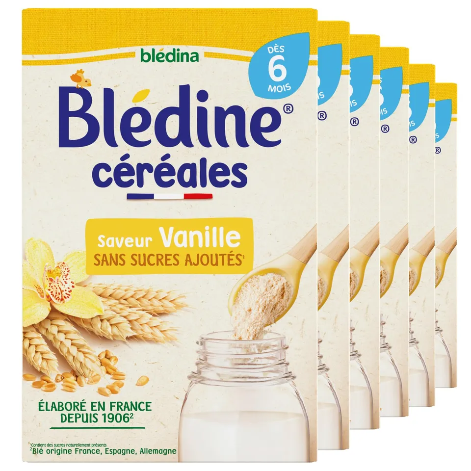 bl-dina-bl-dine-c-r-ales-b-b-petit-d-jeuner-vanille-d-s-6-mois-6-x-400-g image 1